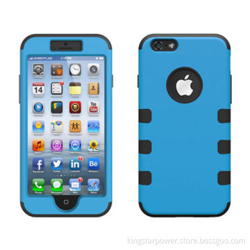 Robot 3-in-1 Case for iPhone 6, 4.7-5.4-inch Hard Back Cover, Simple StyleNew
